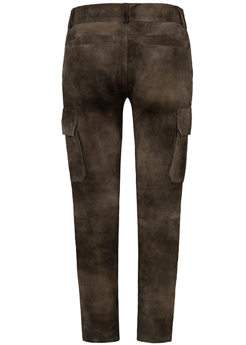 beckert-cooper-lange-lederhose-roggen-cargo-ziegenvelours image 5