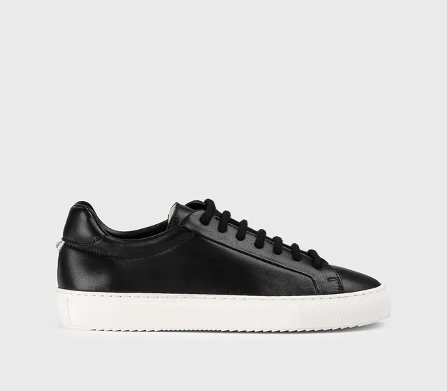 doucal-s-sneakers-dd8901-sneaker-schwarz-leder-damen image 1