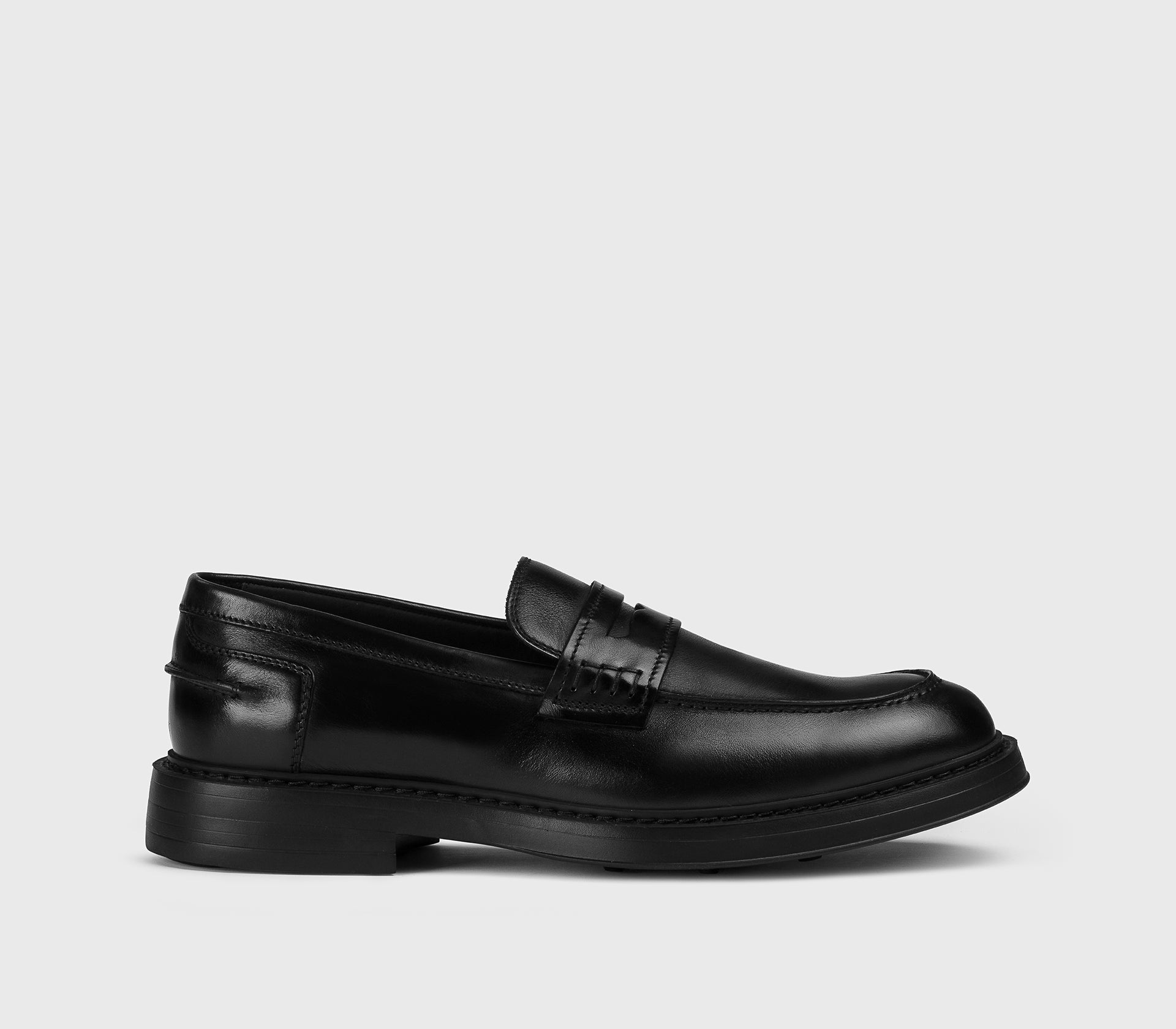 doucal-s-loafers-du2726-penny-mokassin-schwarz-kalbsleder image 1