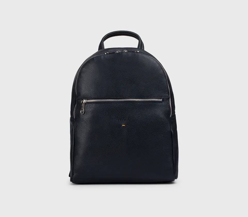 doucal-s-rucksack-herren-blau-hirschleder-mit-logofach image 1