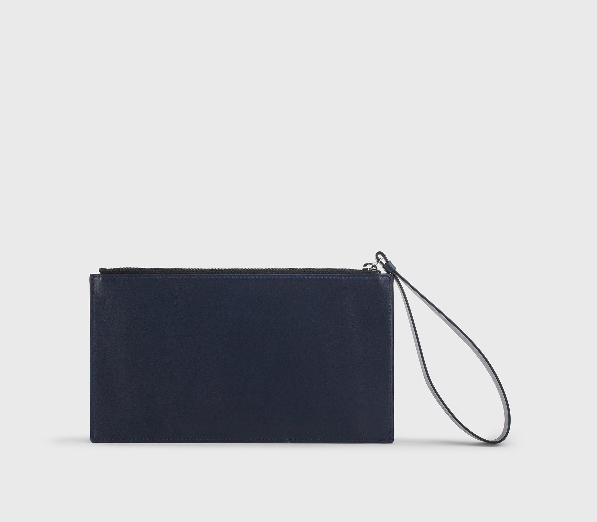 doucal-s-wallets-kreditkartenetui-leder-blau-reissverschluss image 3