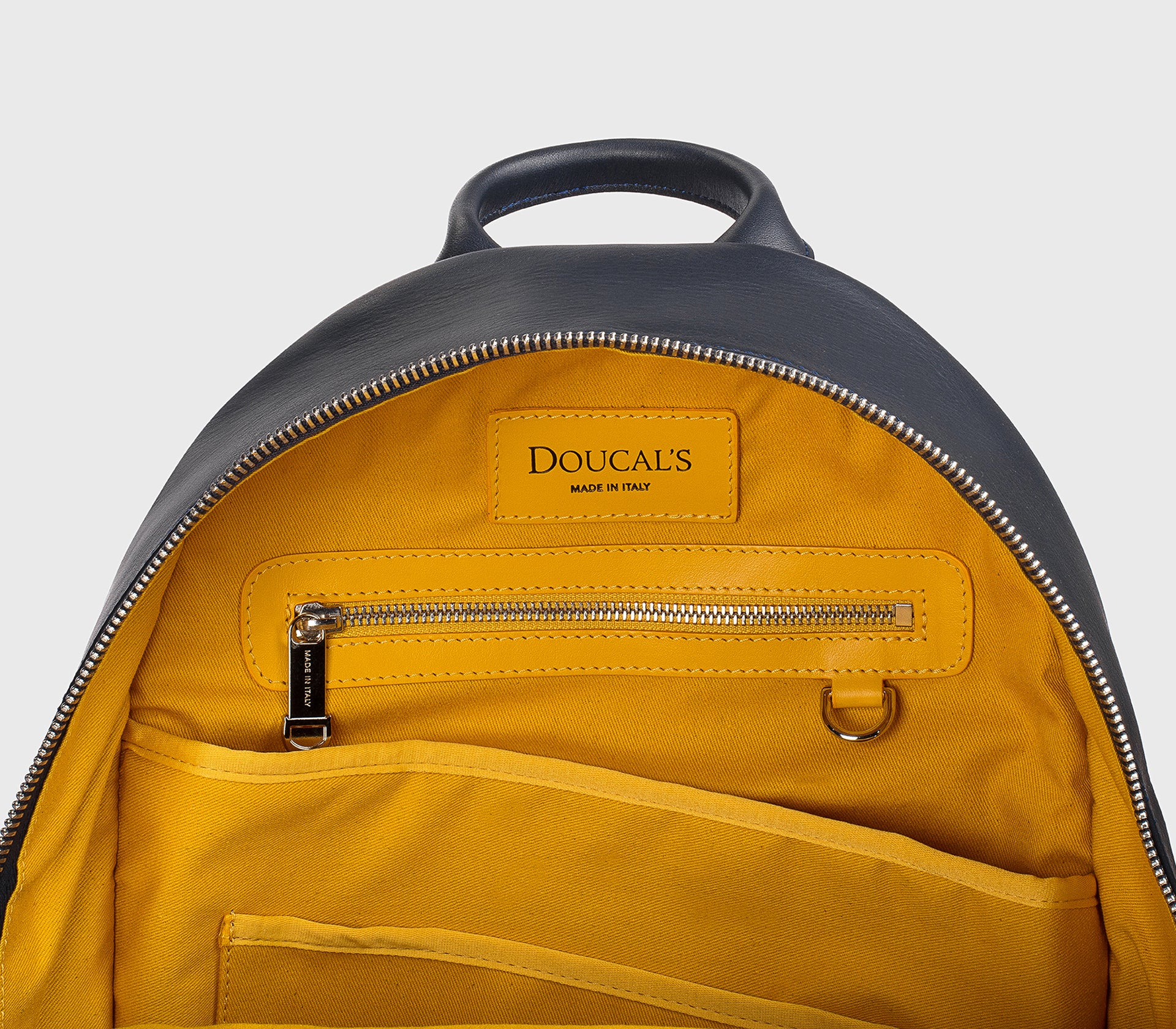 doucal-s-rucksack-blau-leder-veloursleder-tu image 3