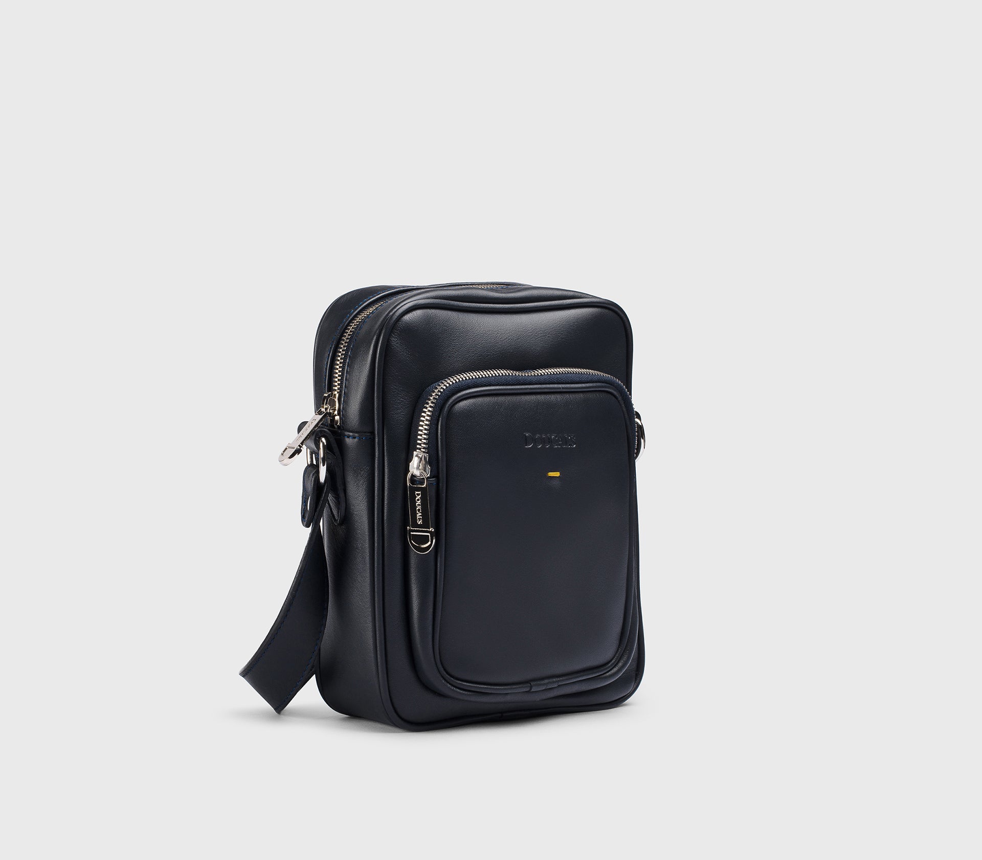 doucal-s-bags-umh-ngetasche-blau-leder-verstellbar image 3