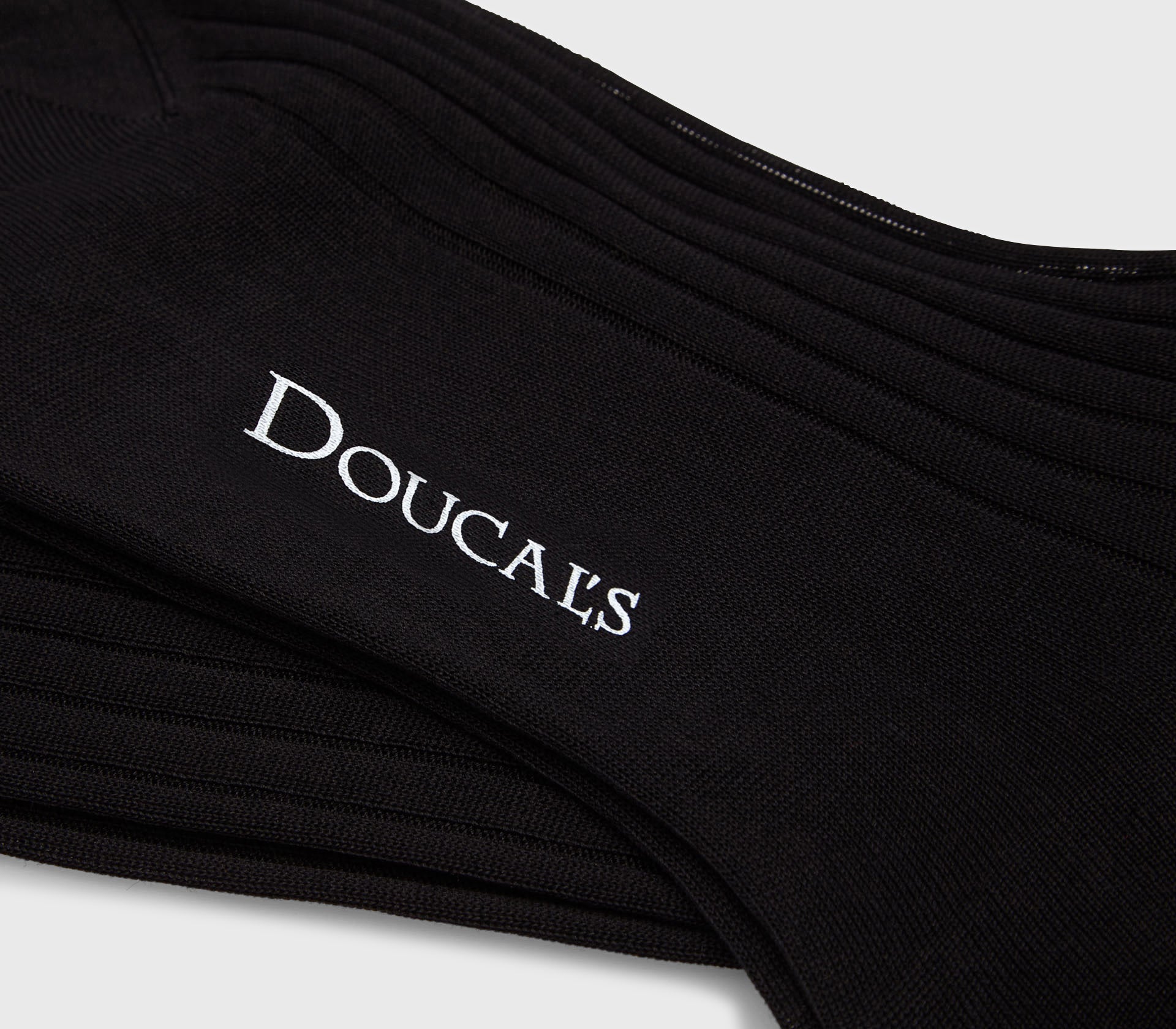 doucal-s-dxbc13-socken-schwarz-baumwolle-herren image 2