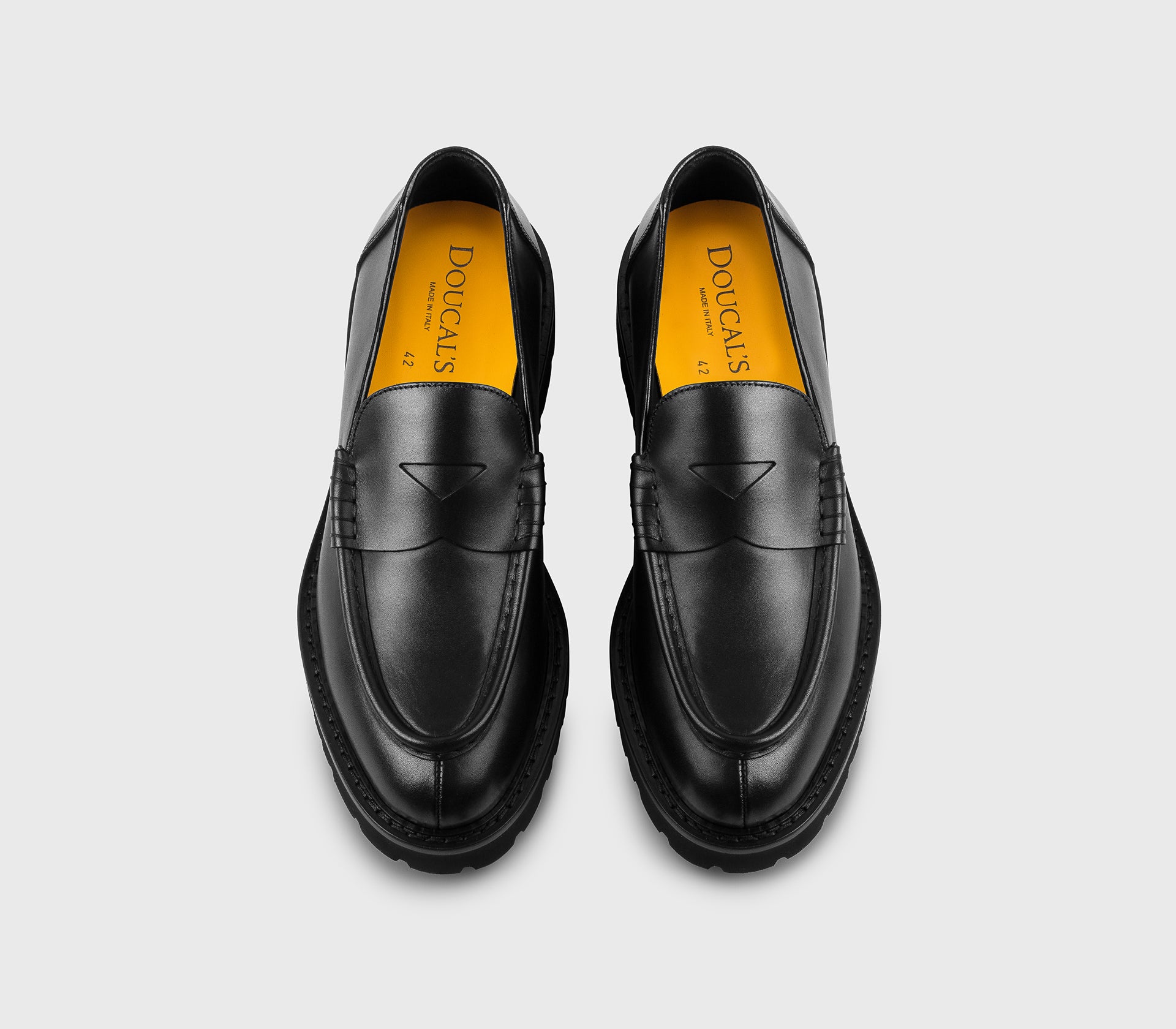 doucal-s-loafers-du3348philuf159-mokassin-schwarz-leder image 2
