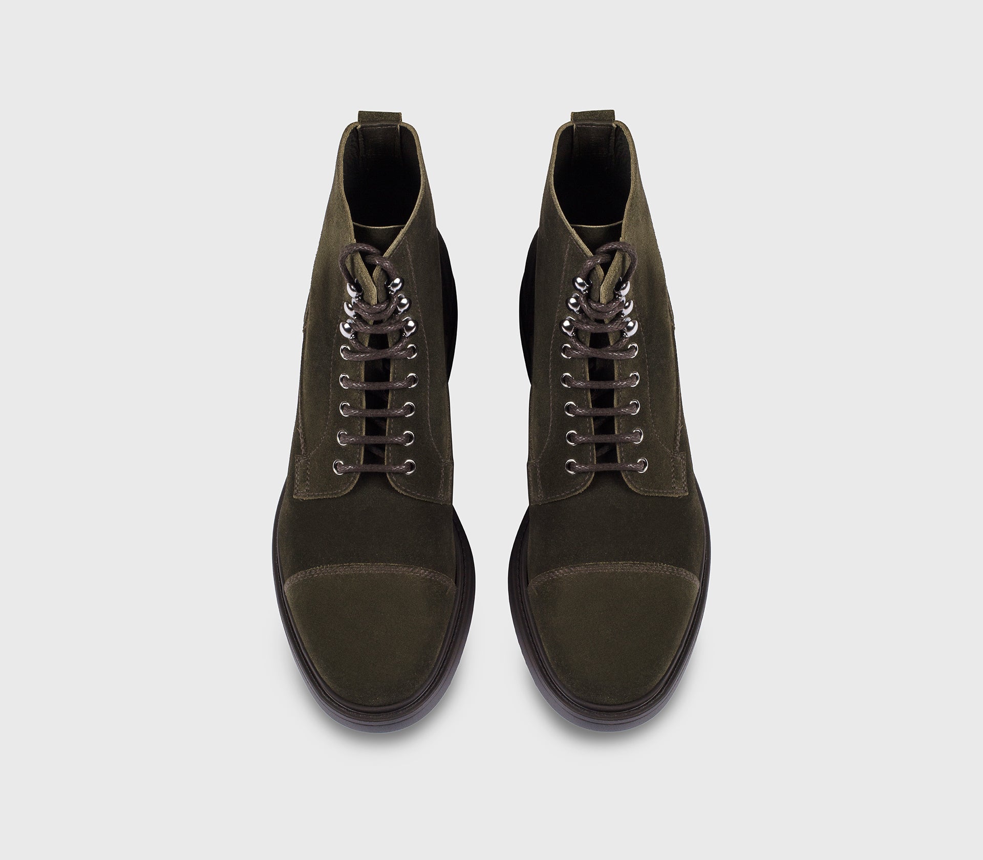 doucal-s-ankle-boots-du3569-schn-rstiefelette-moosgr-n-suede image 2