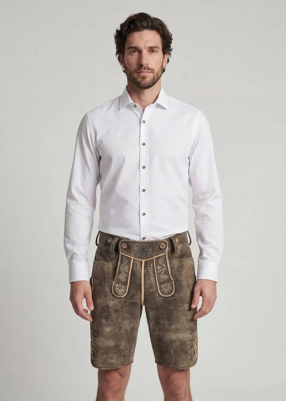 beckert-fc-bayern-cael-trachtenhemd-wei-baumwolle-slim-fit image 1