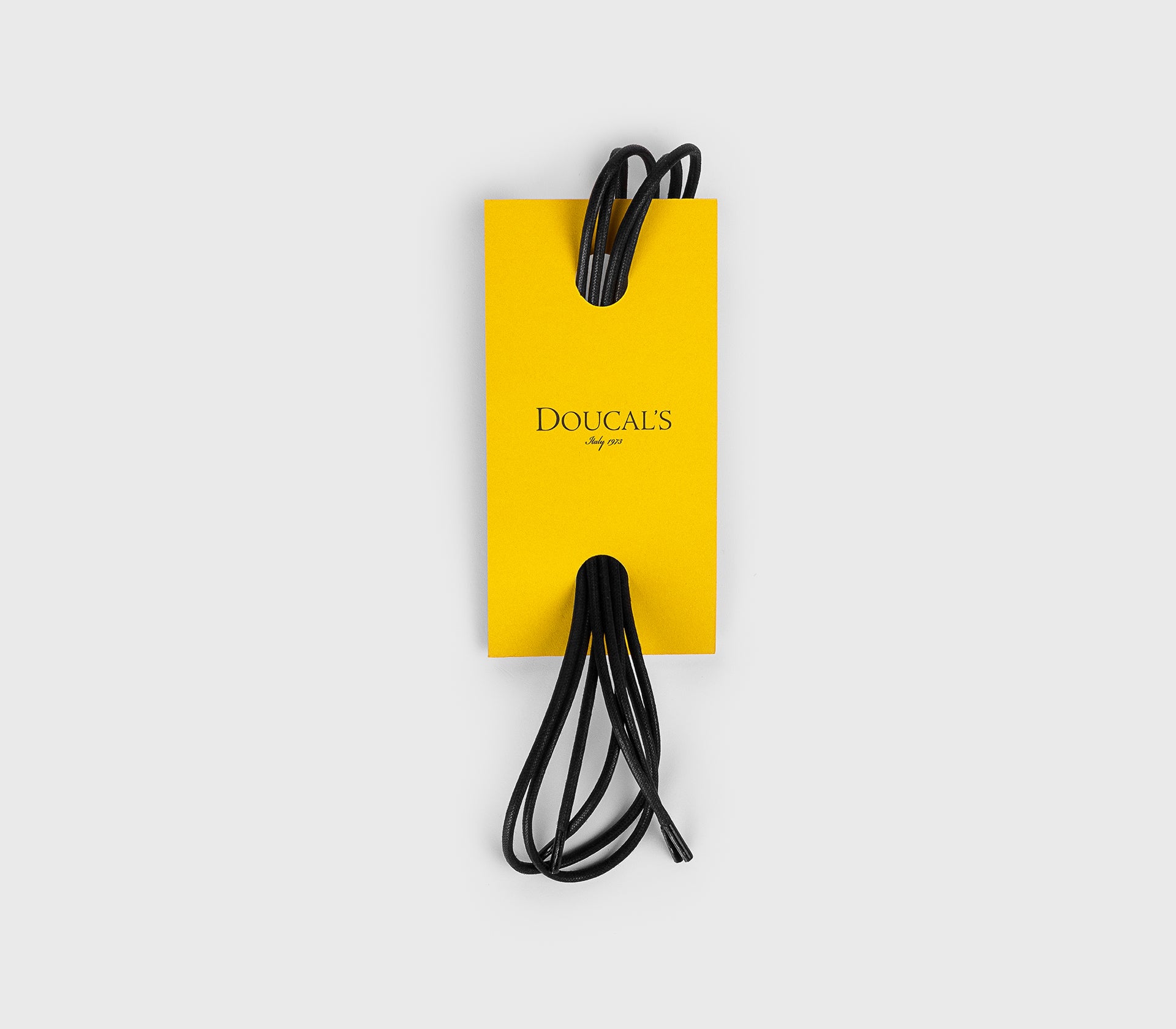 doucal-s-laces-schn-rsenkel-gewachst-schwarz-85-cm-baumwolle image 1