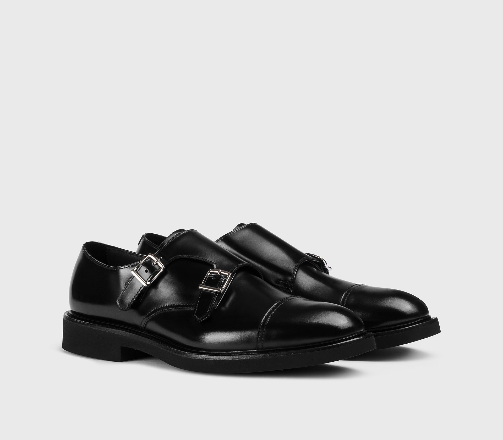 doucal-s-buckles-du3581genouf007-monkstrap-schwarz-kalbsleder image 3