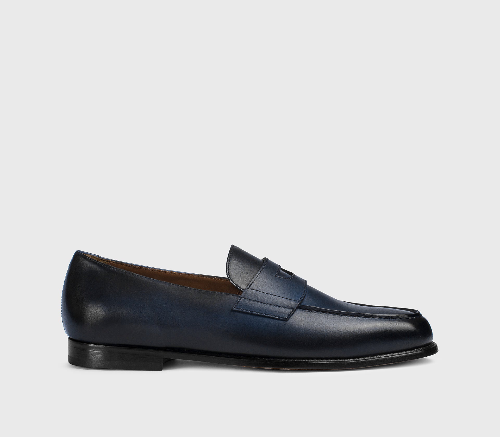 doucal-s-mario-50-mokassin-blau-leder-ledersohle image 1