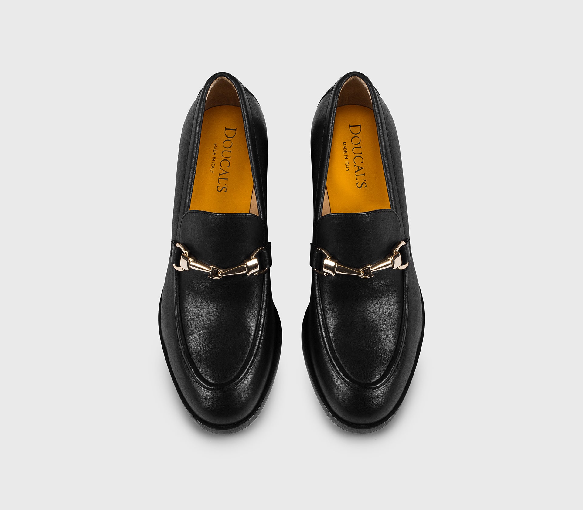 doucal-s-dd8927-loafer-schwarz-absatz-kalbsleder image 2