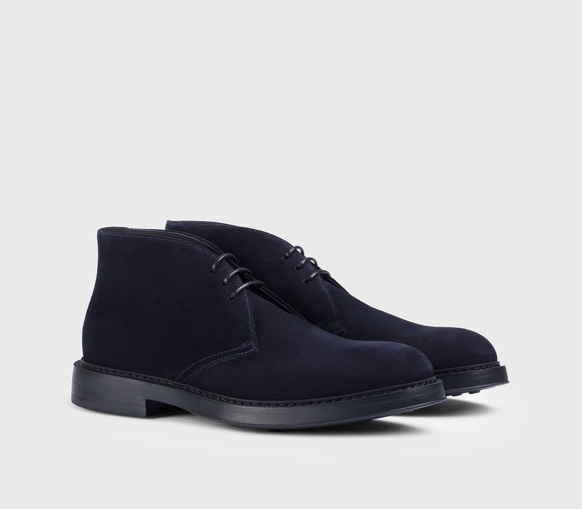 doucal-s-desert-boot-blau-velours-schn-rung-gummisohle image 3