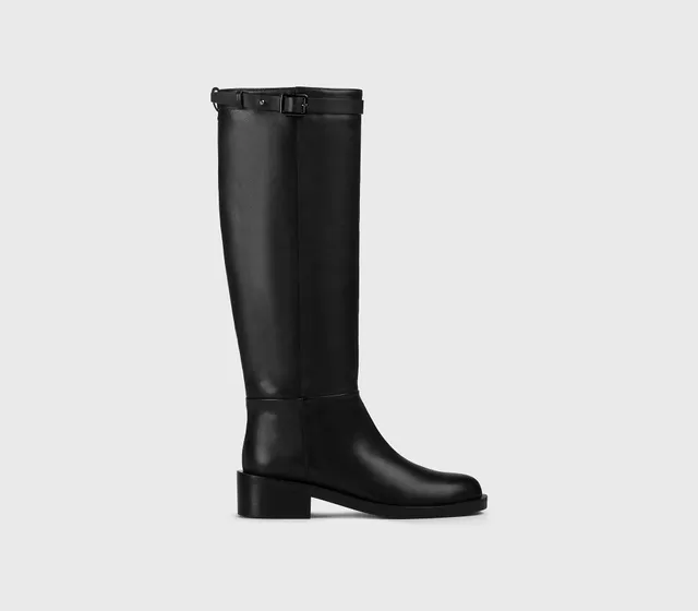 doucal-s-boots-stiefel-kalbsleder-schwarz-absatz-damen image 1