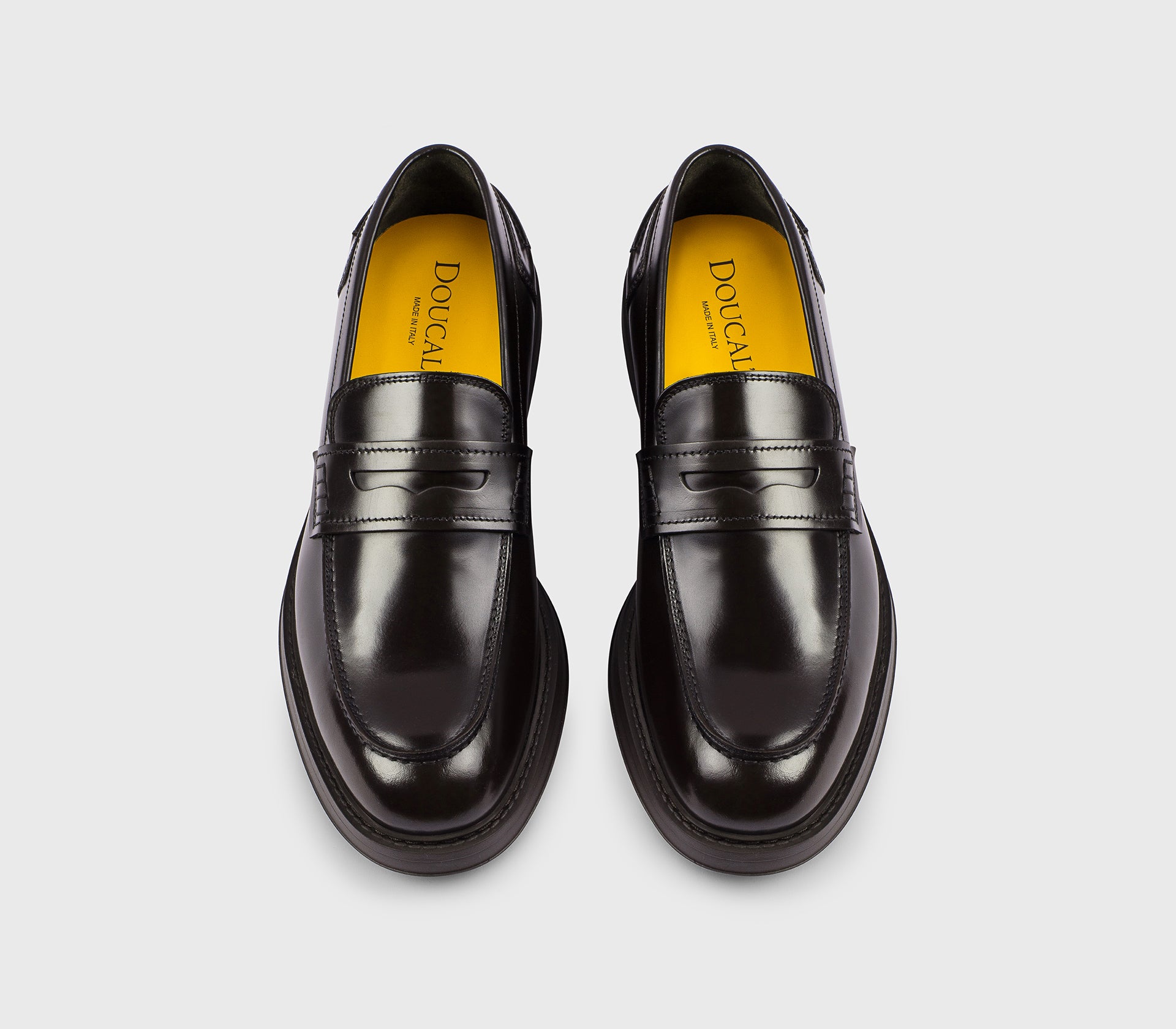 doucal-s-loafers-du2726-penny-mokassin-leder-ebenholz image 2