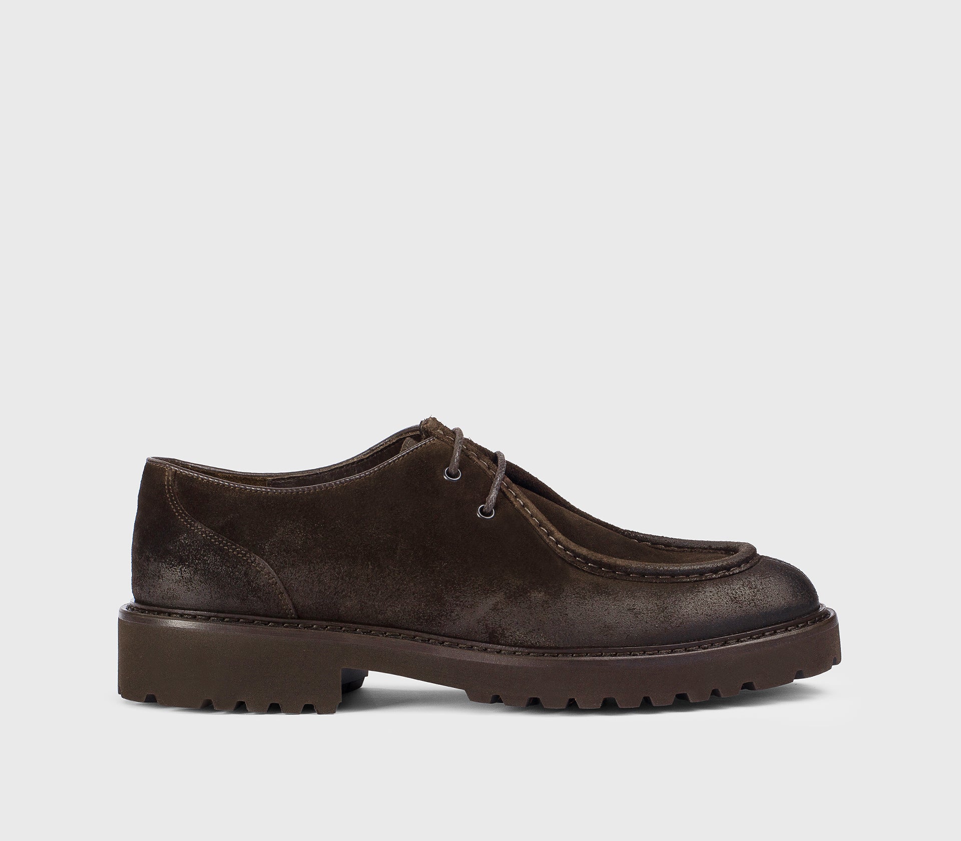 doucal-s-lace-ups-du2737-derby-schn-rschuh-erdbraun-velours image 1