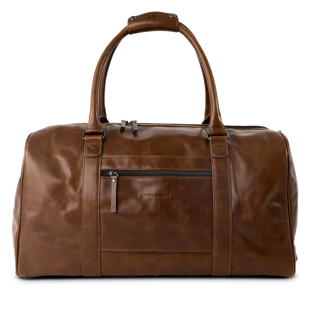 gentlemen-s-heidelberg-weekender-leder-reisetasche-schwarz-42l image 1