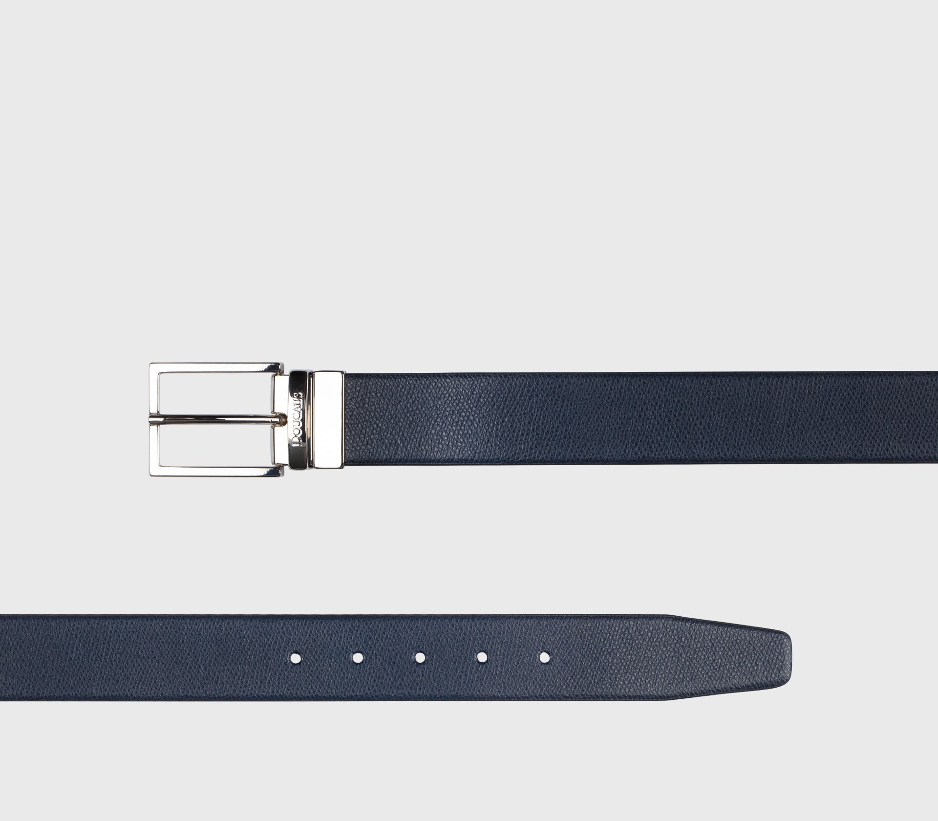 doucal-s-g-rtel-leder-navy-eckige-schnalle-verstellbar image 2