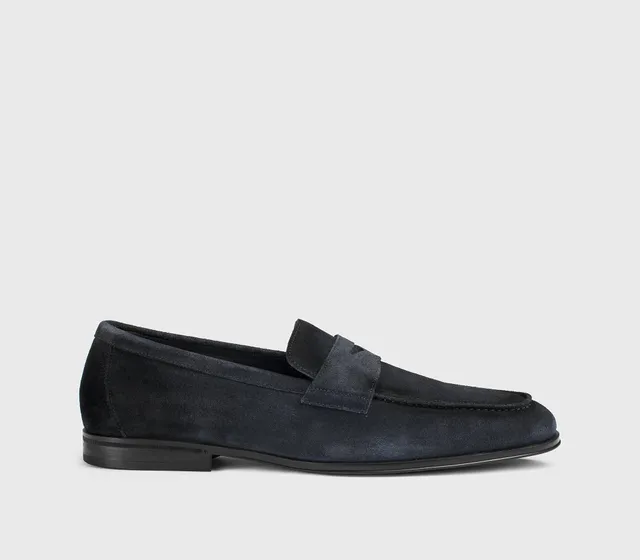 doucal-s-du3382-penny-loafer-velours-blau-herren image 1
