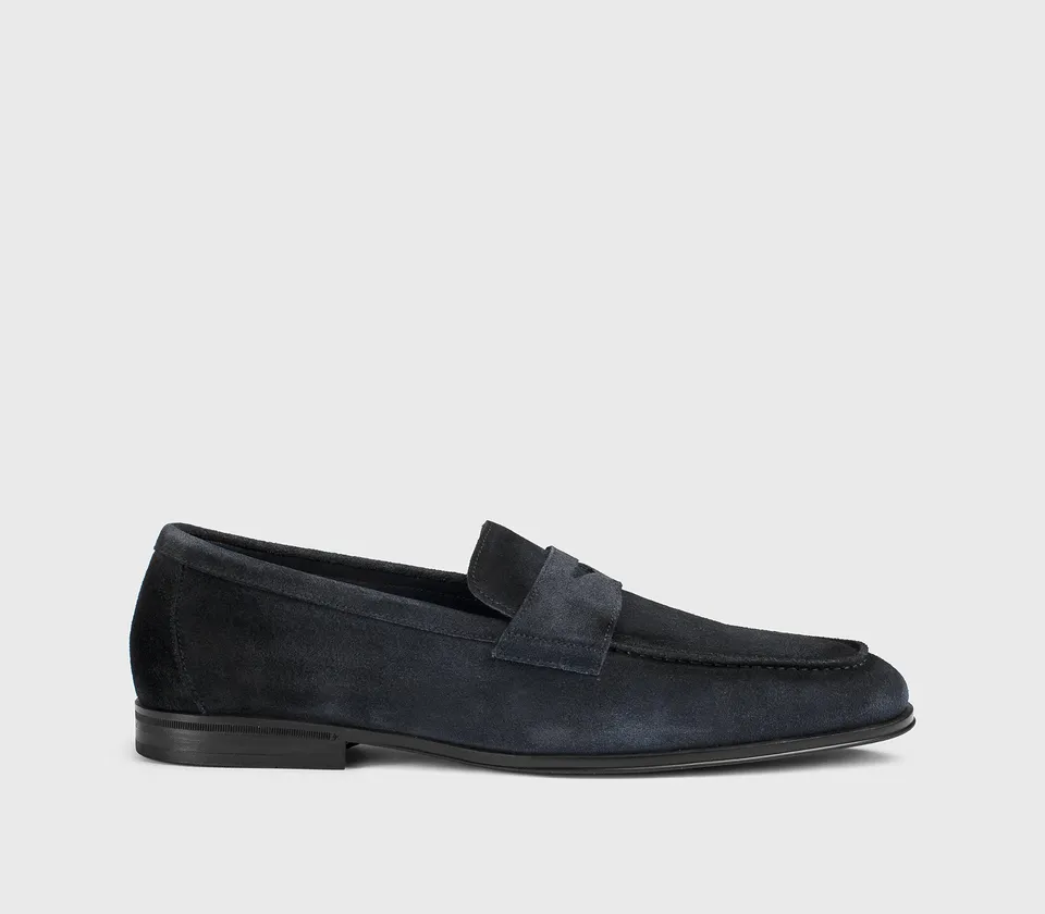 doucal-s-du3382-penny-loafer-velours-blau-herren image 1