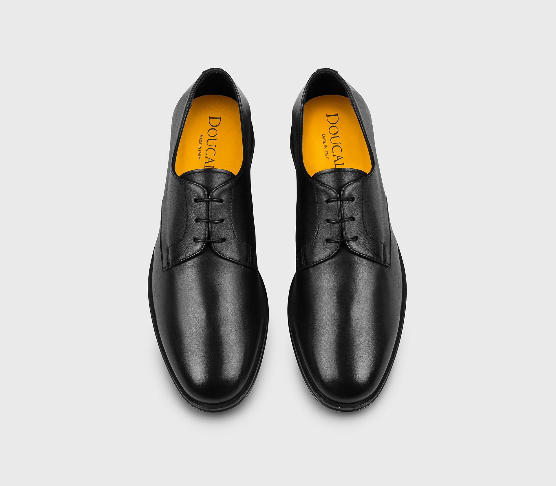 doucal-s-lace-ups-3-loch-derby-schn-sschuh-schwarz-leder image 2