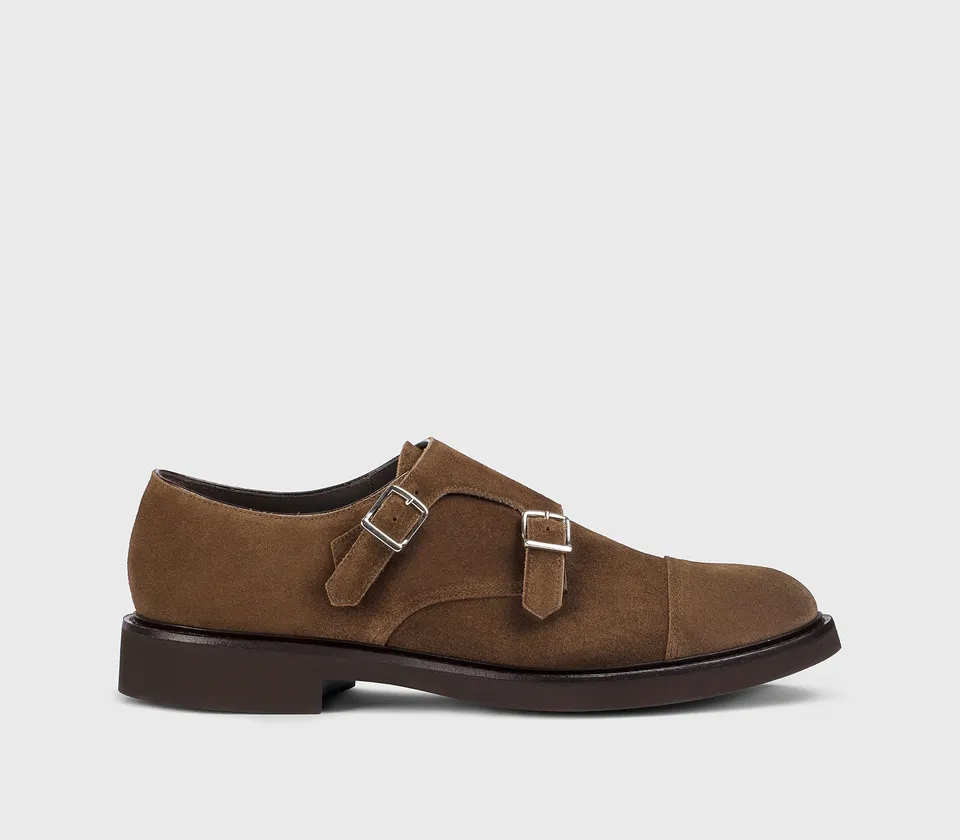 doucal-s-du3581-schnallenschuh-havana-veloursleder-herren image 1