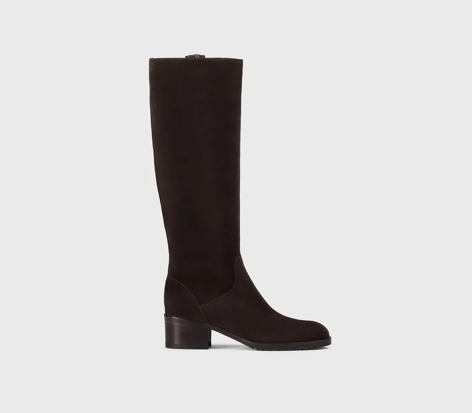 doucal-s-boots-dd8831-stiefel-mogano-veloursleder-absatz image 1