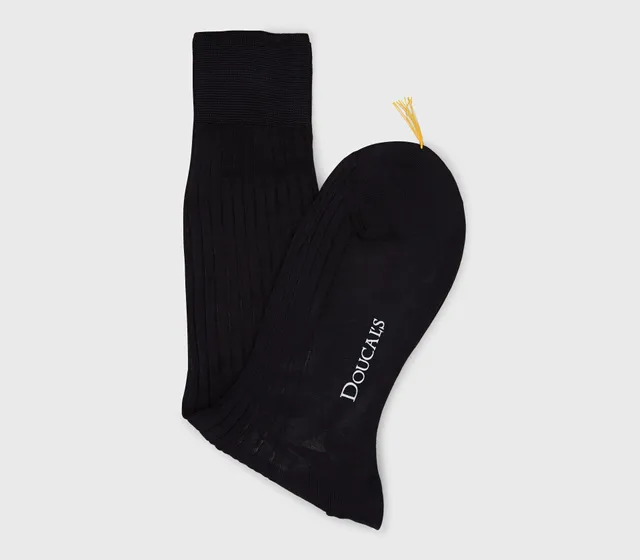 doucal-s-socks-dxbc13ct0-socken-baumwolle-blau-gerippt image 1