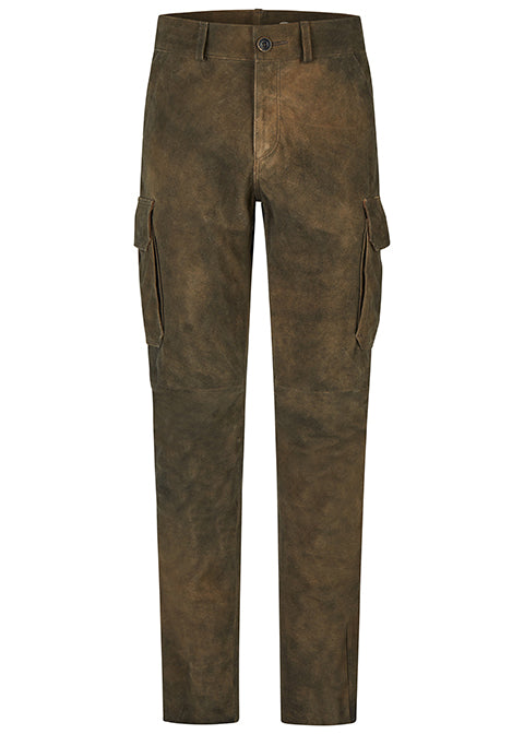 beckert-cooper-lange-lederhose-lava-ziegenvelours image 4