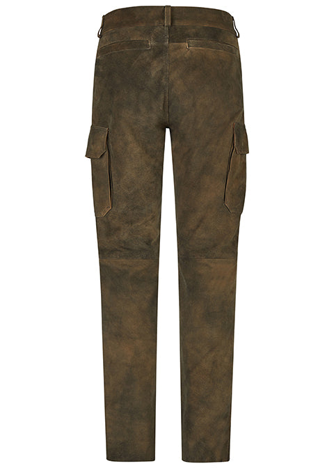 beckert-cooper-lange-lederhose-lava-ziegenvelours image 5