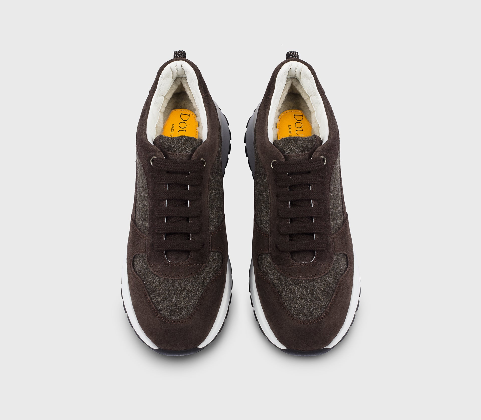 doucal-s-sneakers-damensneaker-mahagoni-wildleder image 2
