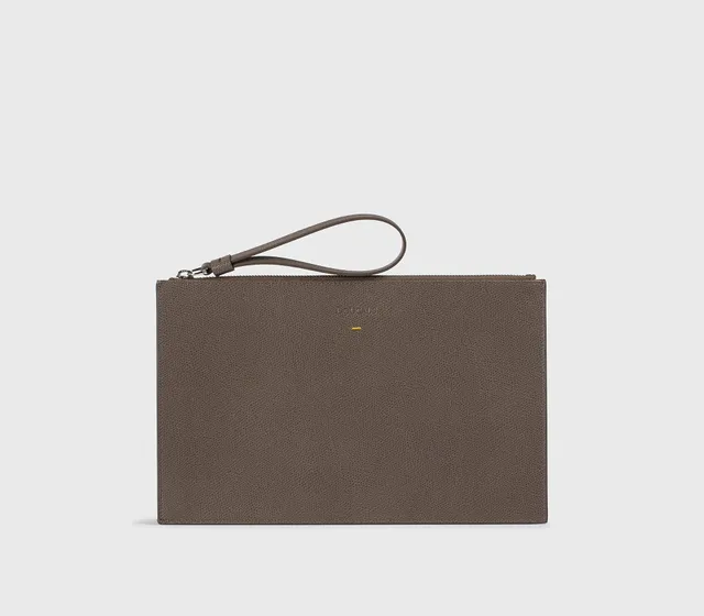 doucal-s-da0022-dokumententasche-taupe-leder-pochette image 1