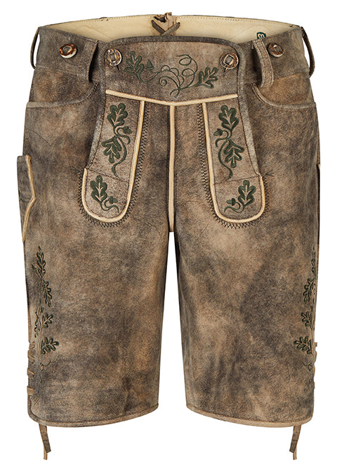 beckert-windisch-wildbock-lederhose-kurz-mushroom-gr-n image 4