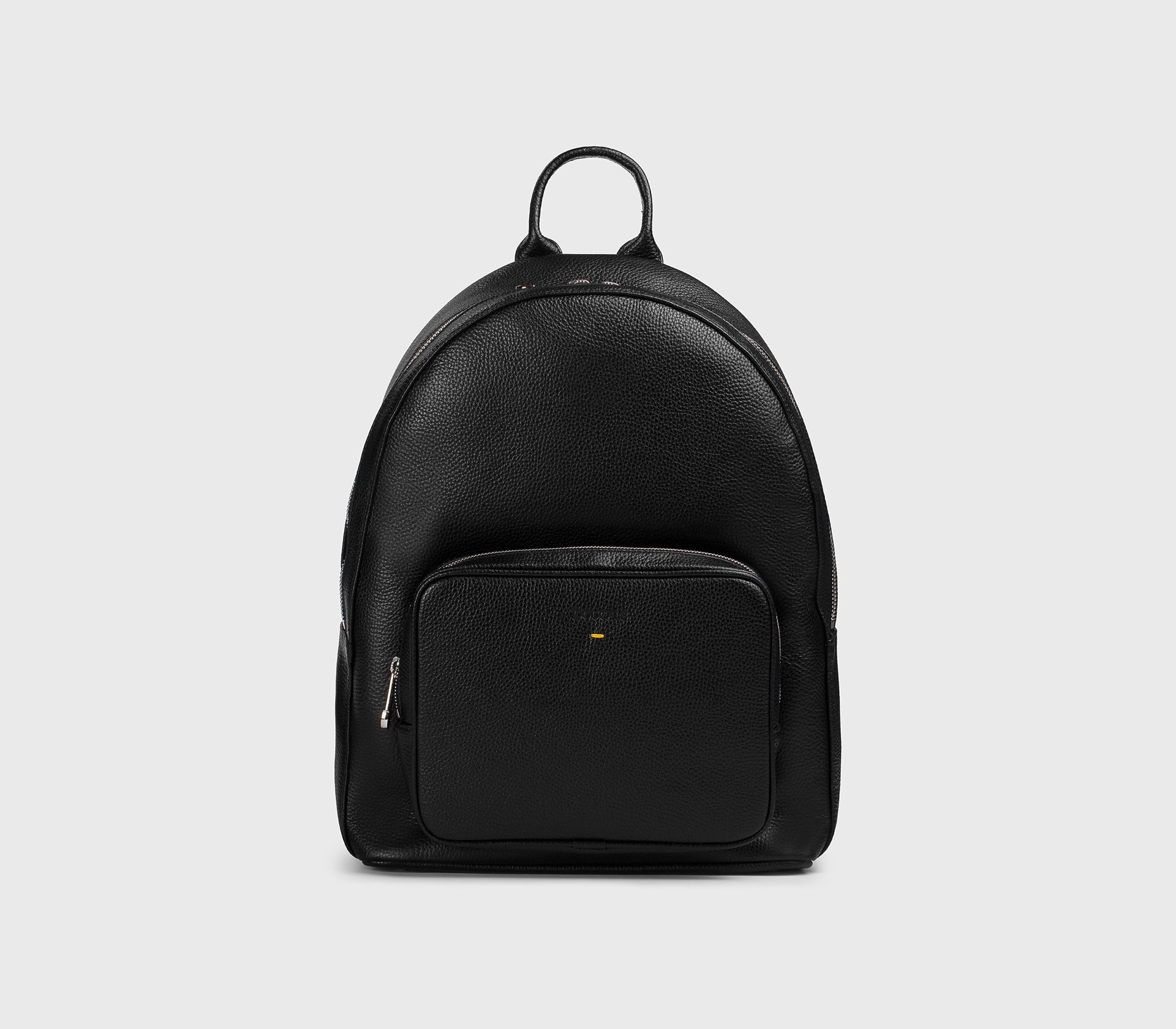 doucal-s-rucksack-walkleder-schwarz-logo-alltagsrucksack image 1