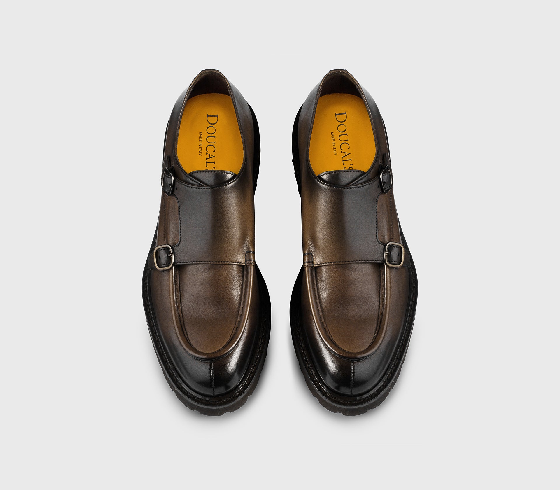 doucal-s-buckles-du2738-double-monk-leder-braun image 2