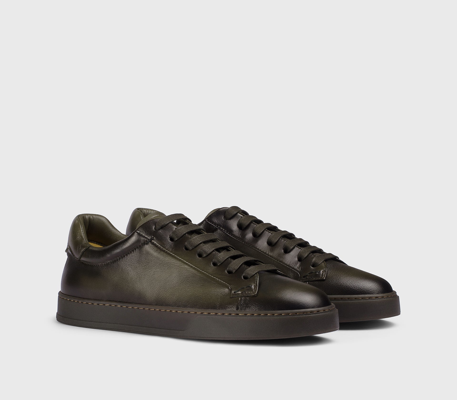 doucal-s-sneakers-du3552-sneaker-moos-leder-herren image 3