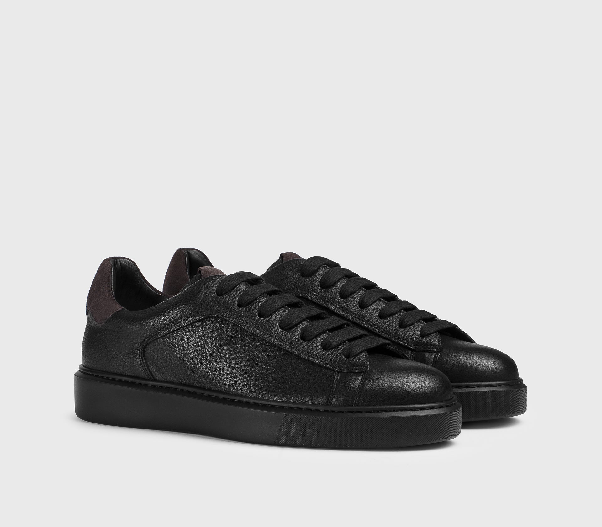 doucal-s-sneakers-du2852-sneaker-schwarz-leder-velours image 3
