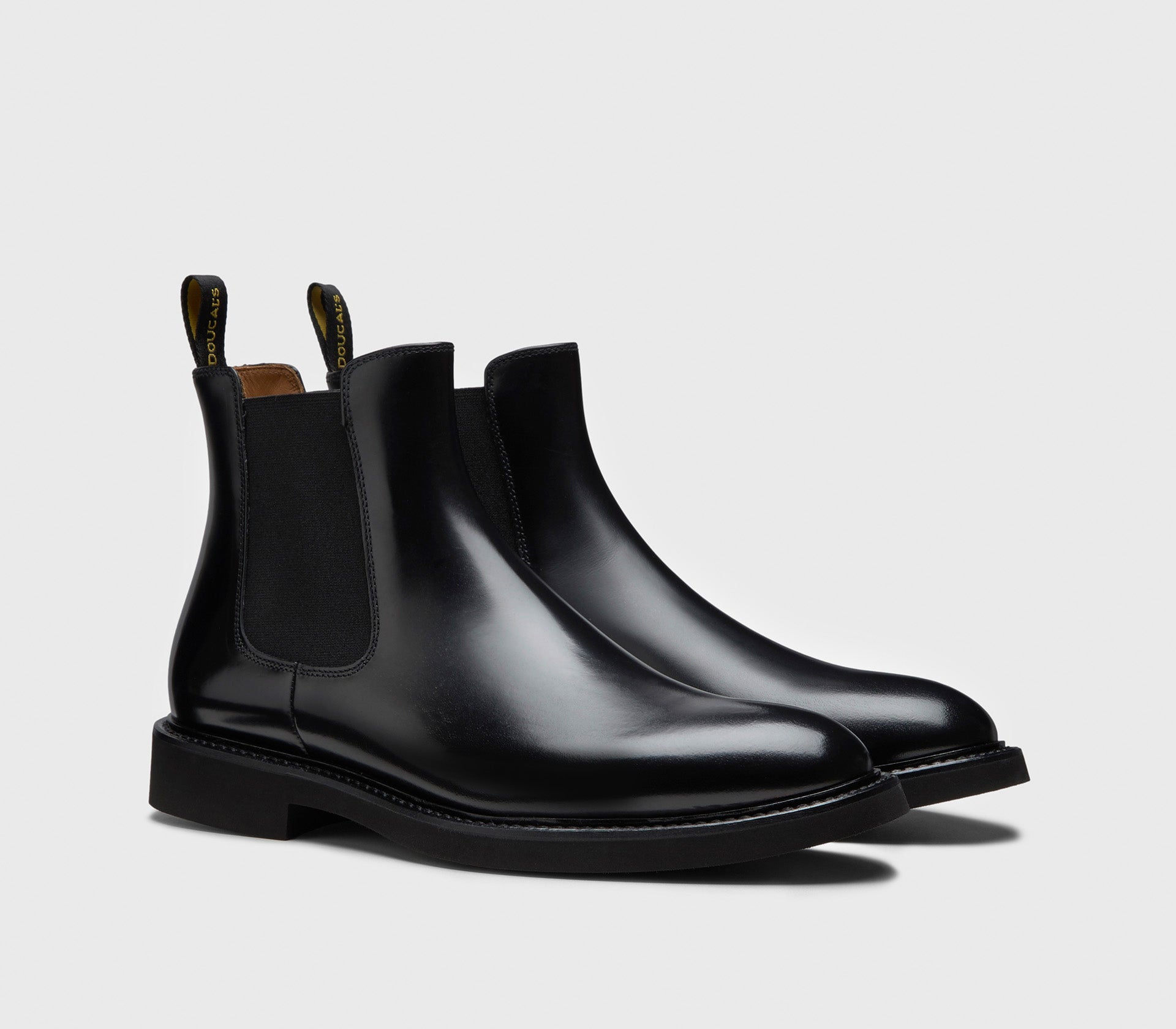 doucal-s-du1343genouf007-stiefelette-nero-schwarz-leder image 3