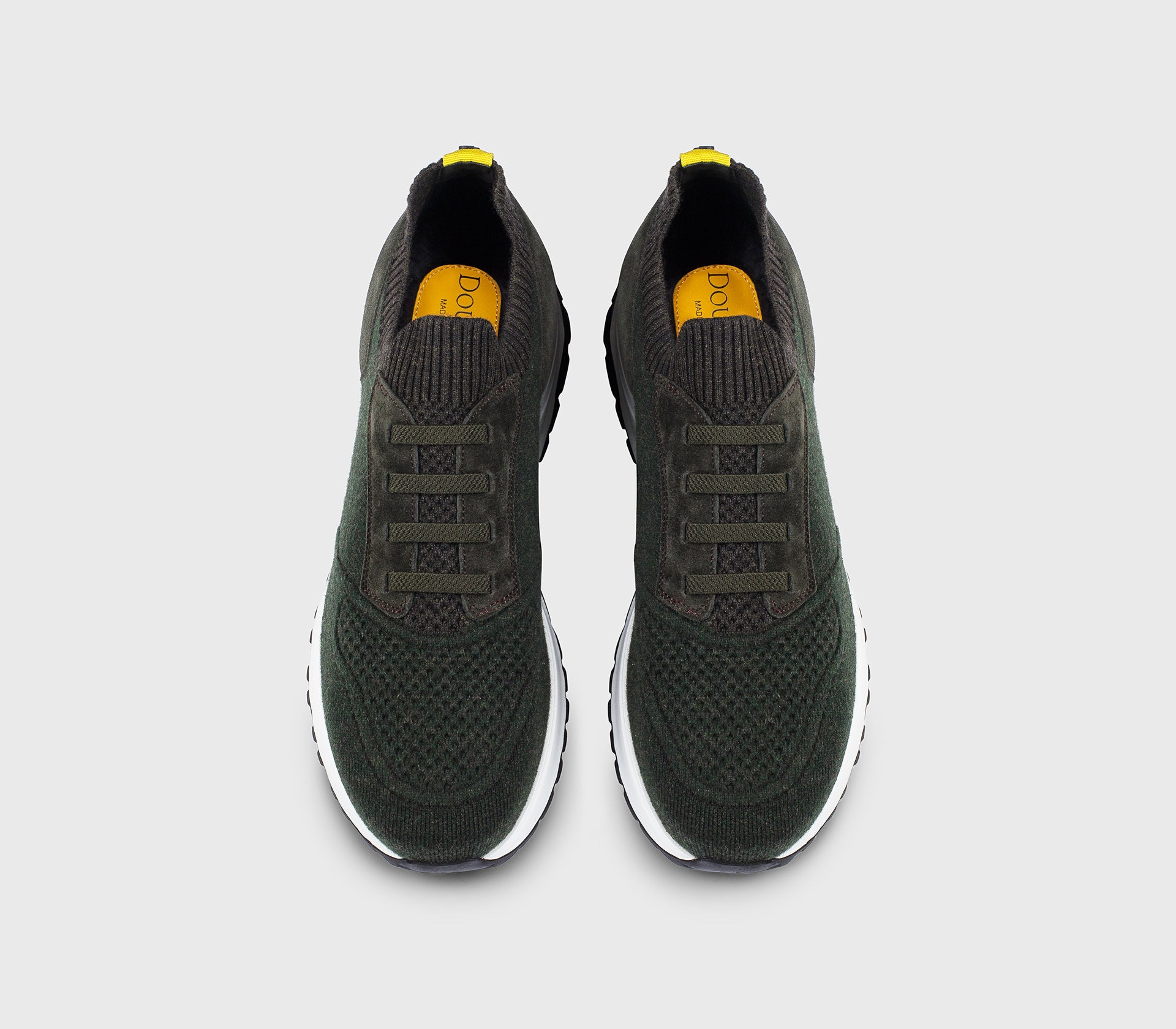 doucal-s-sneakers-slip-on-wolle-wildleder-military image 2
