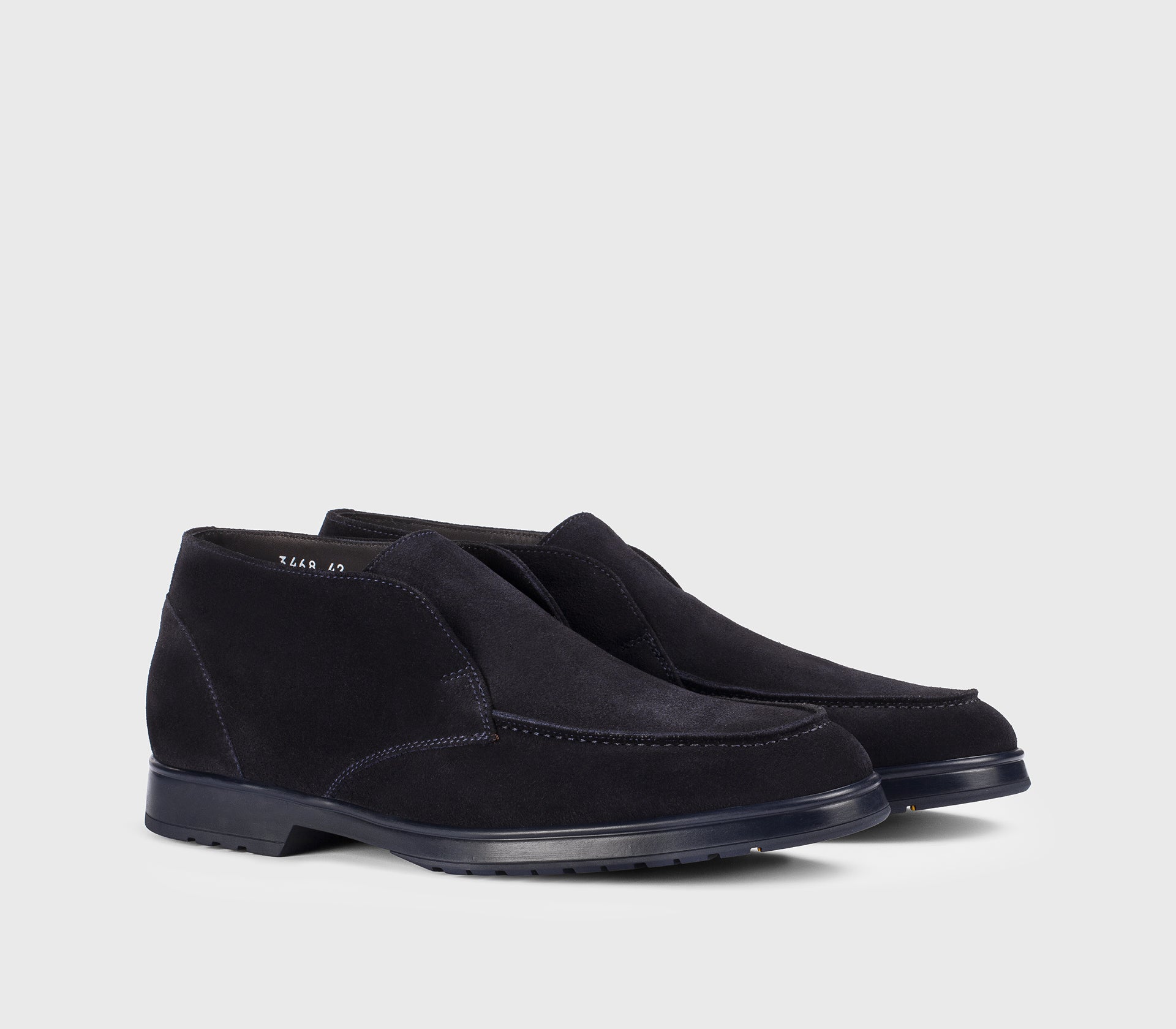 doucal-s-lace-ups-du3468-desert-boot-blau-veloursleder image 3