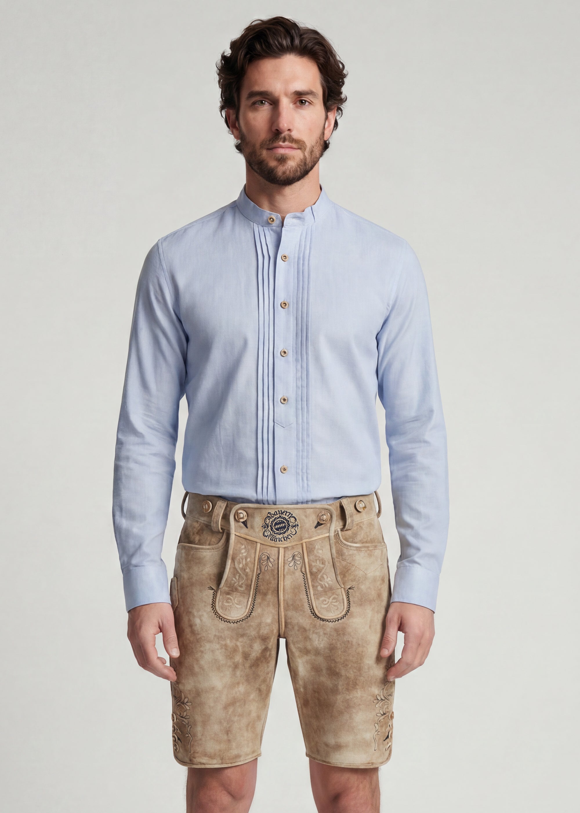 beckert-fc-bayern-callum-trachtenhemd-hellblau-slim-fit image 1