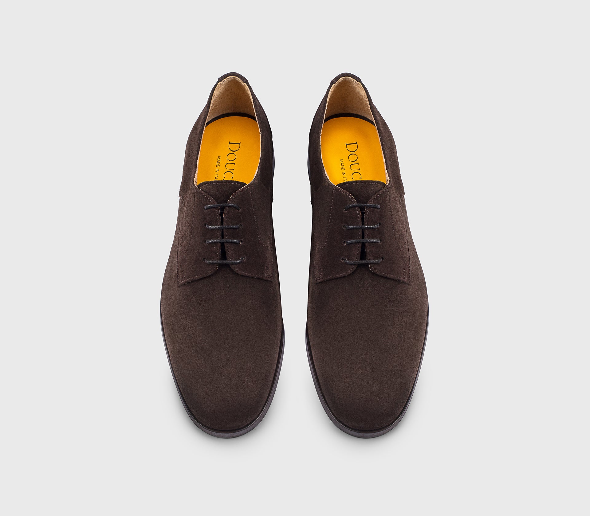 doucal-s-derby-schn-rschuh-velours-mahagoni-ledersohle-damen image 2