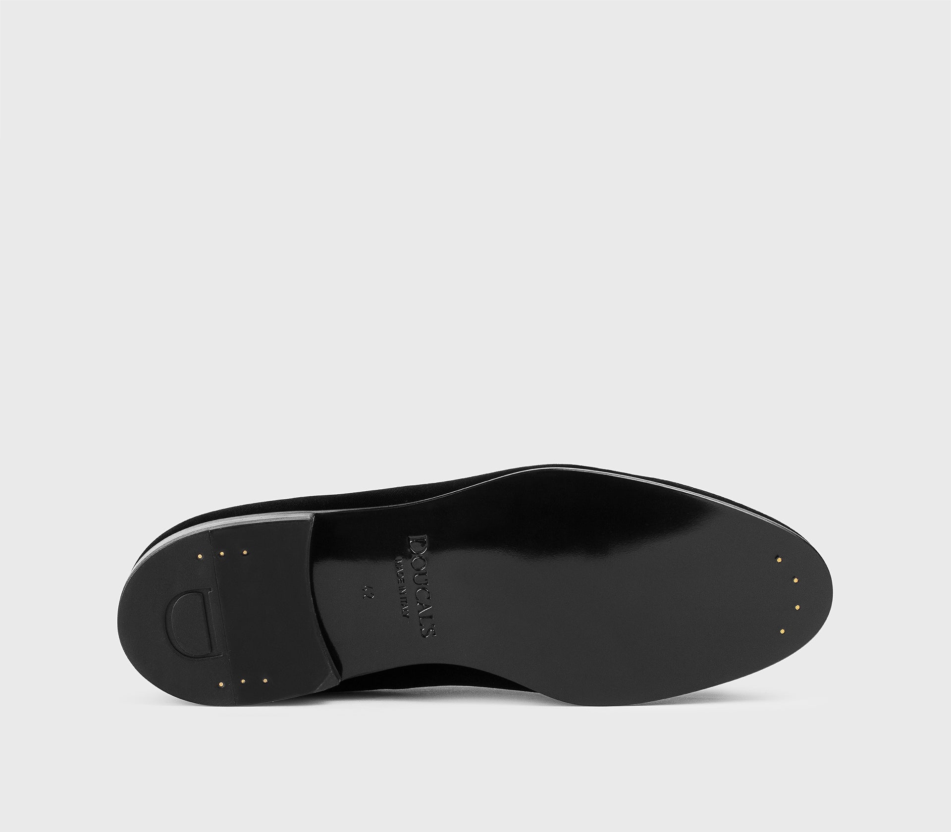 doucal-s-loafers-du3529-slipper-herrenschuh-schwarz-samt image 4
