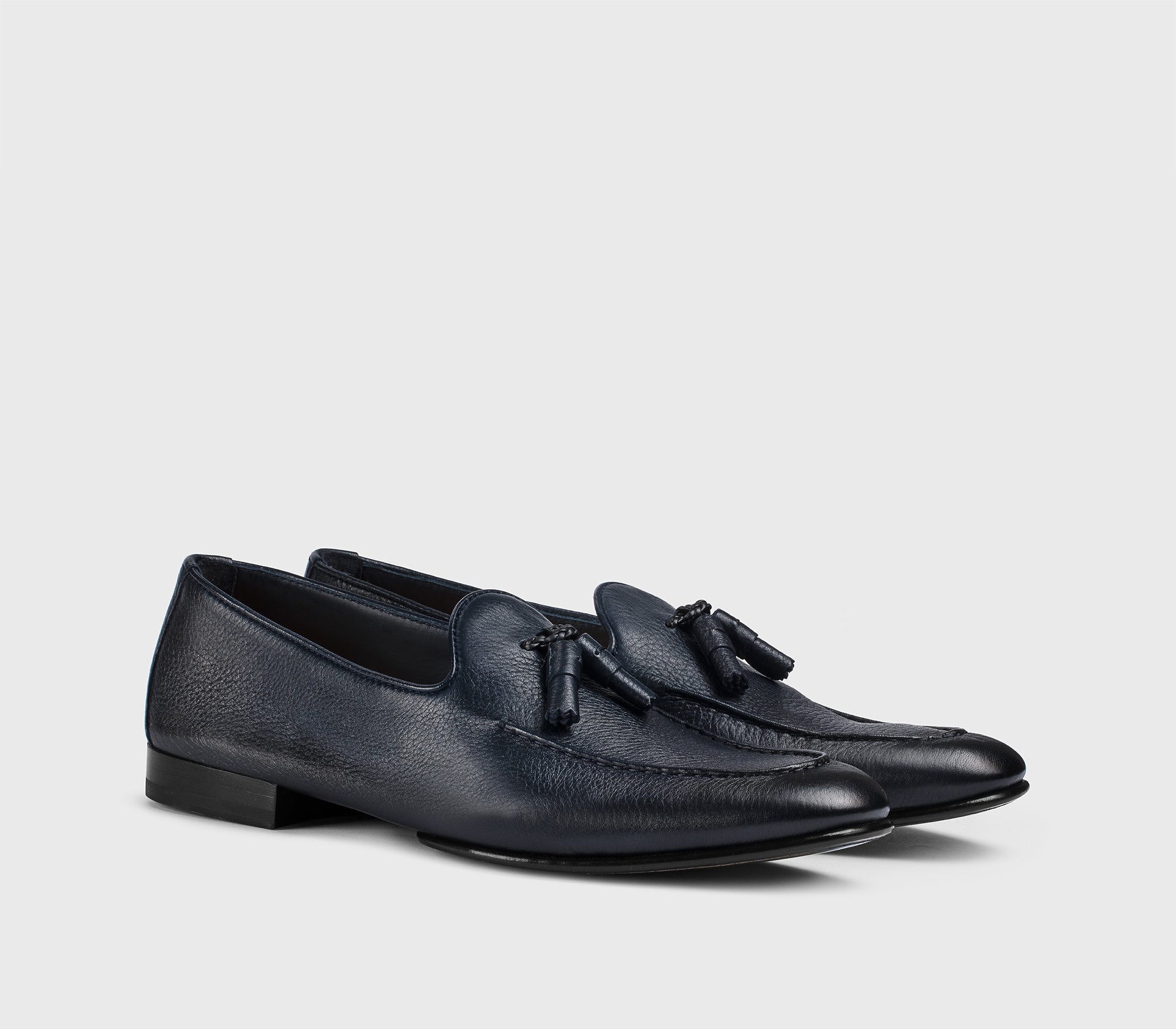doucal-s-loafers-mokassin-blau-hirschleder-quasten image 3
