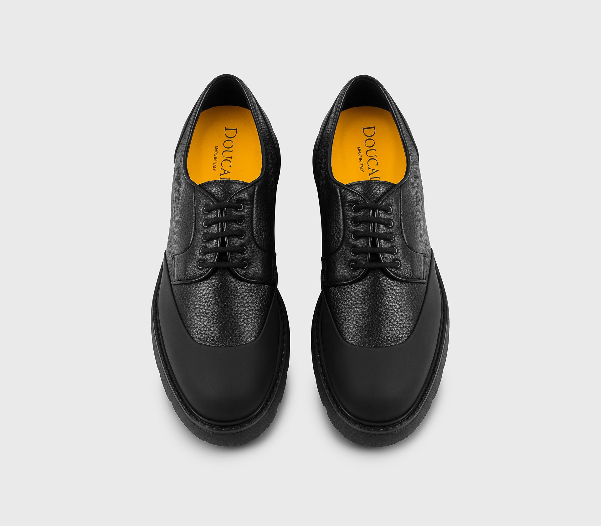 doucal-s-lace-ups-du3242-derby-schn-rschuh-schwarz-hirschleder image 2