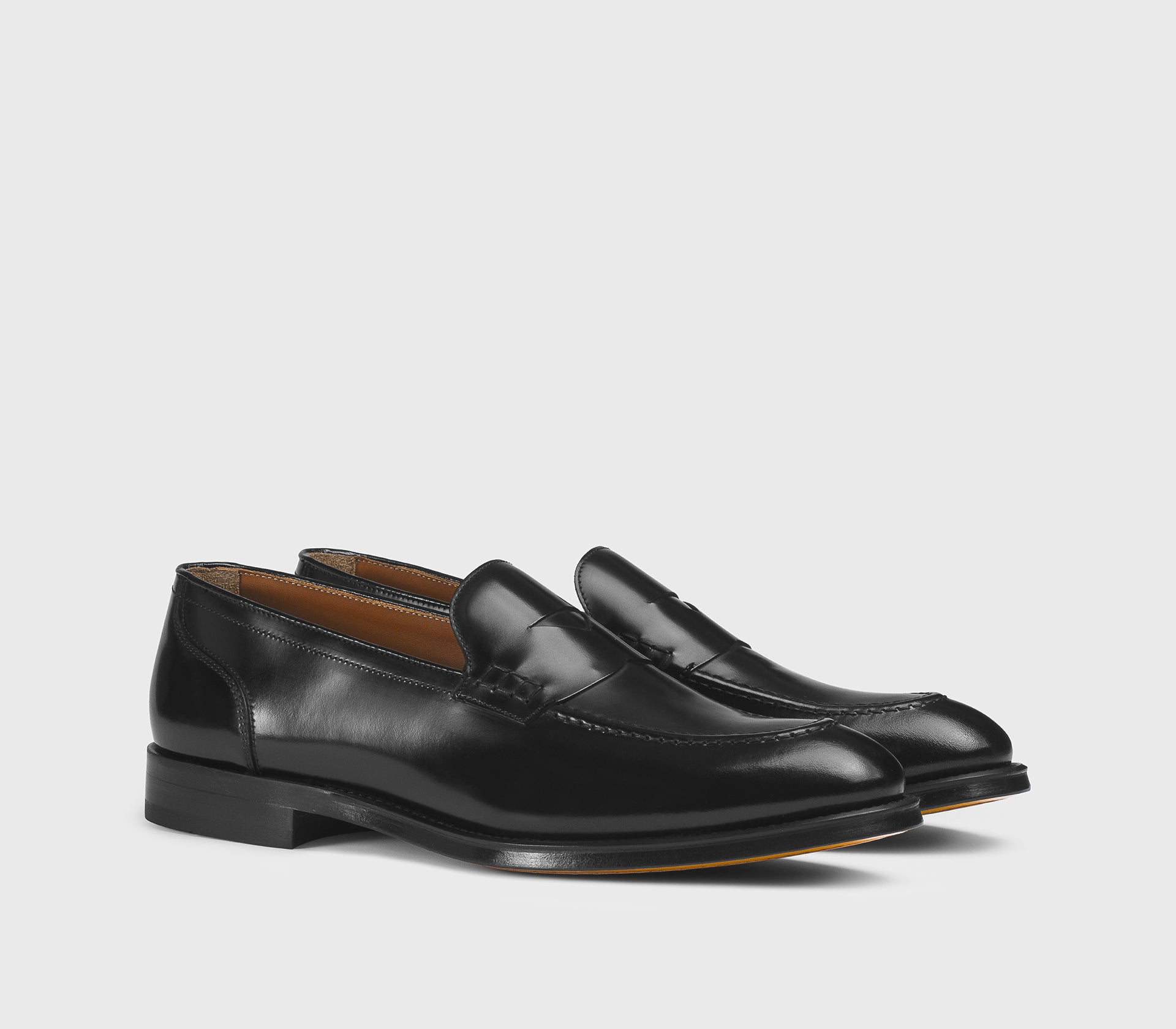 doucal-s-loafers-du3268orvnuy007-mokassin-schwarz-leder image 3