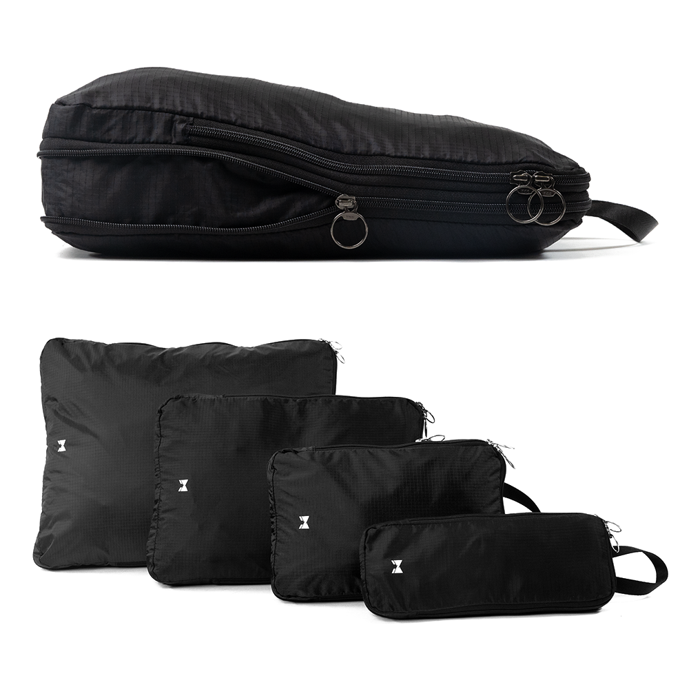 gentlemen-s-accessoires-packtaschen-set-kompression-schwarz-4-teilig image 1
