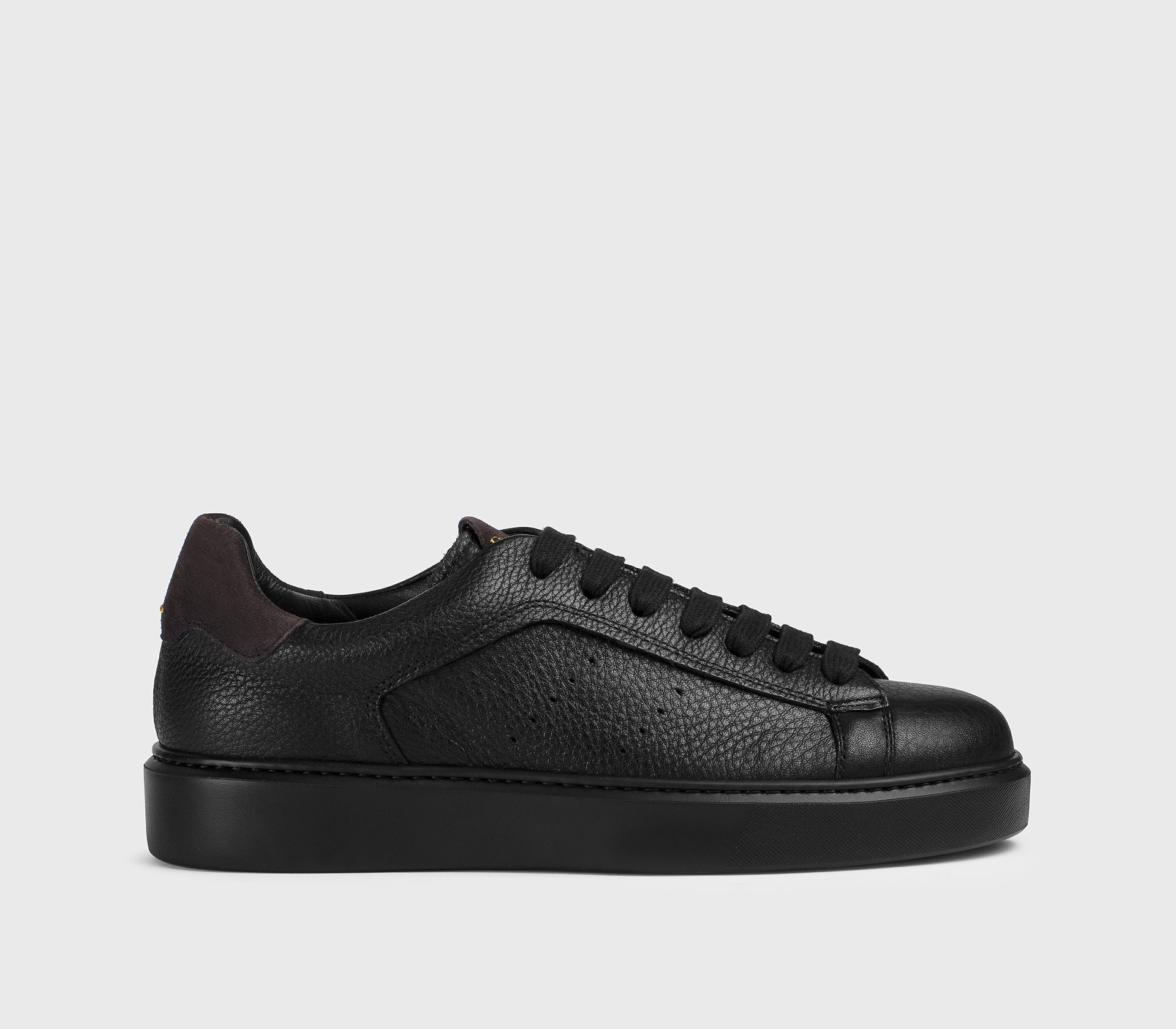 doucal-s-sneakers-du2852-sneaker-schwarz-leder-velours image 1