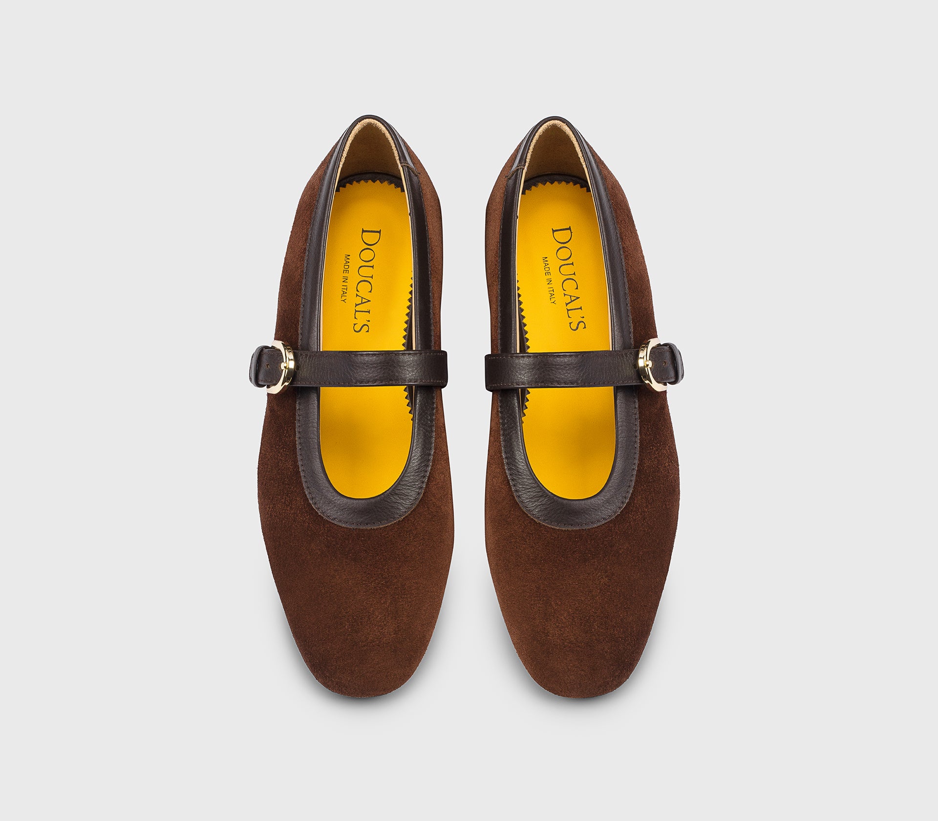 doucal-s-ballerine-ballerina-wood-velours-riemen image 2