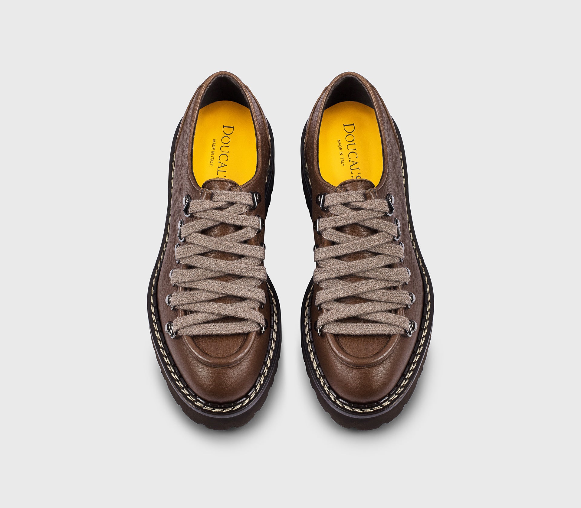 doucal-s-lace-ups-schn-rschuh-haken-braun-hirschleder image 2