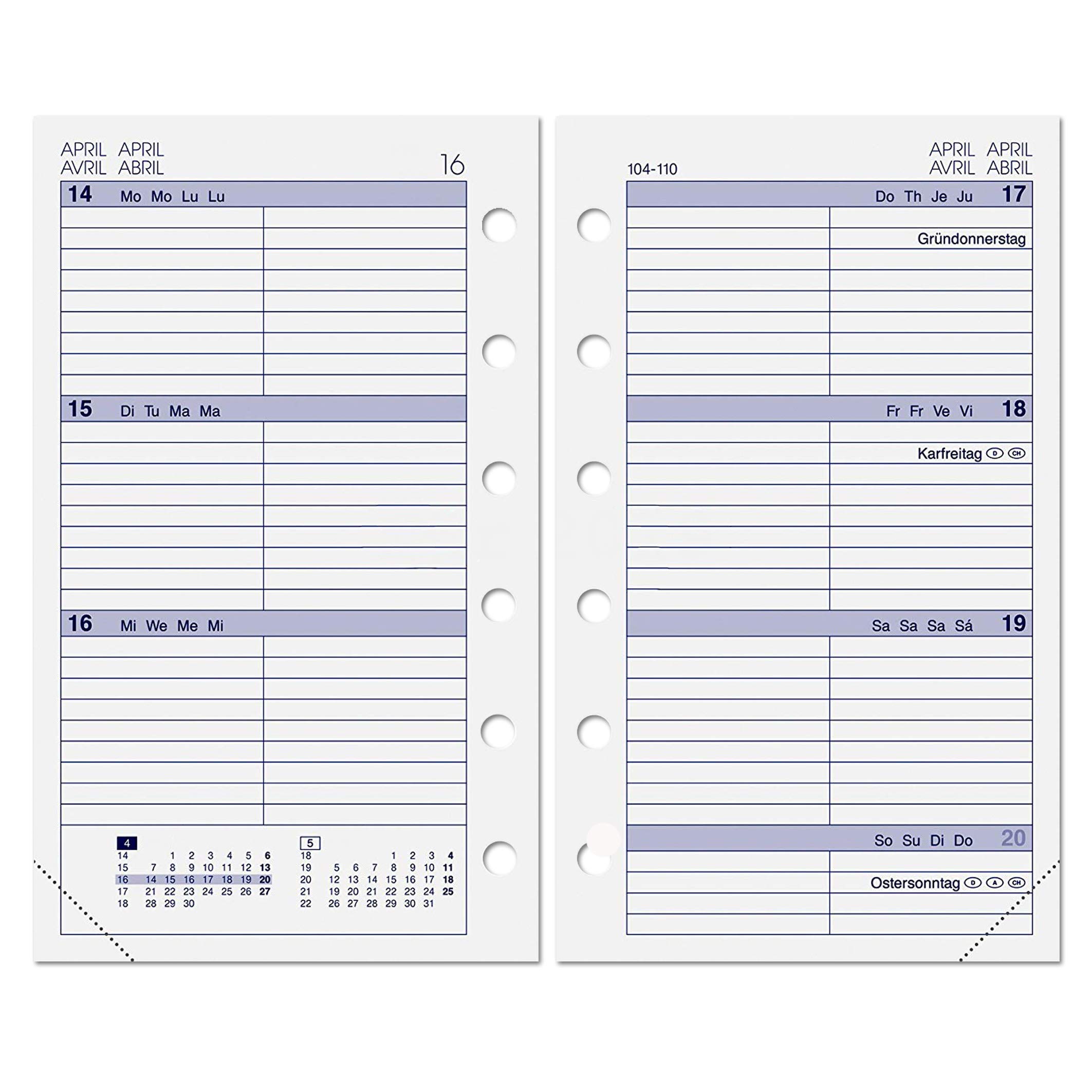 almadih-mappen-a7-terminplaner-braun-vintage-kalender-2026 image 8